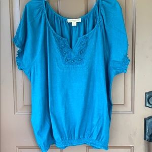 S/S Misses XL Dark Teal Green Fashion Tee